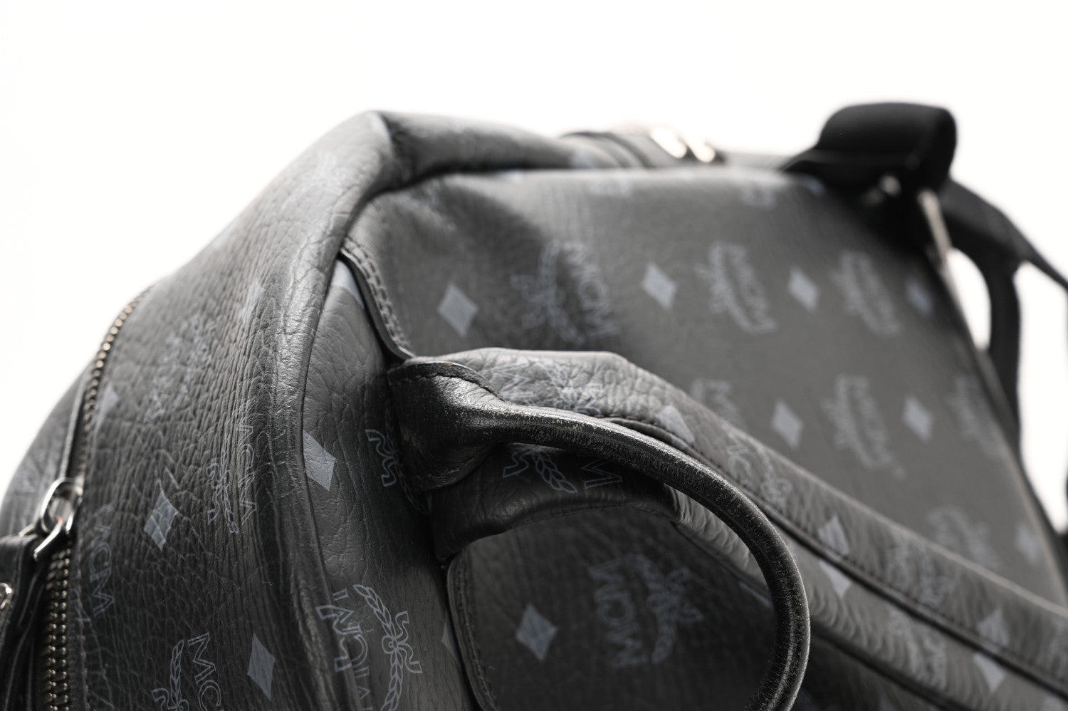 MCM Visetos Small Side Stud Stark Backpack Black 11 of 11