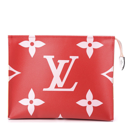 Louis Vuitton Monogram Giant Toiletry Pouch 26 Rouge 1 of 6