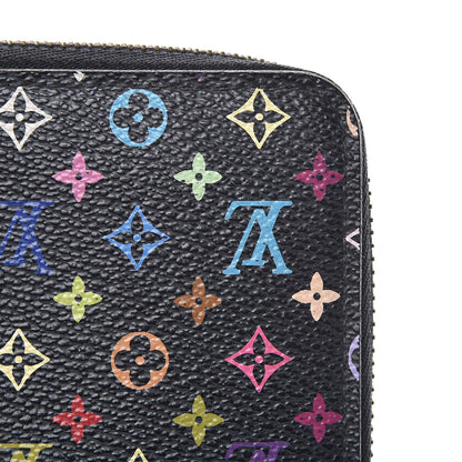 Louis Vuitton Monogram Multicolor Zippy Wallet Black Grenade 7 of 12