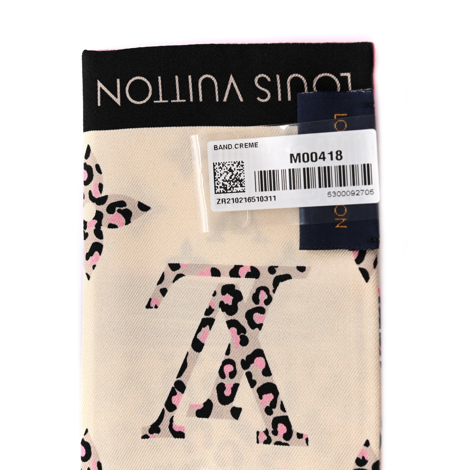 Louis Vuitton Silk Monogram Wild At Heart Bandeau Cream 2 of 3