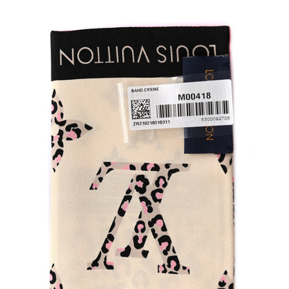 Louis Vuitton Silk Monogram Wild At Heart Bandeau Cream 2 of 3