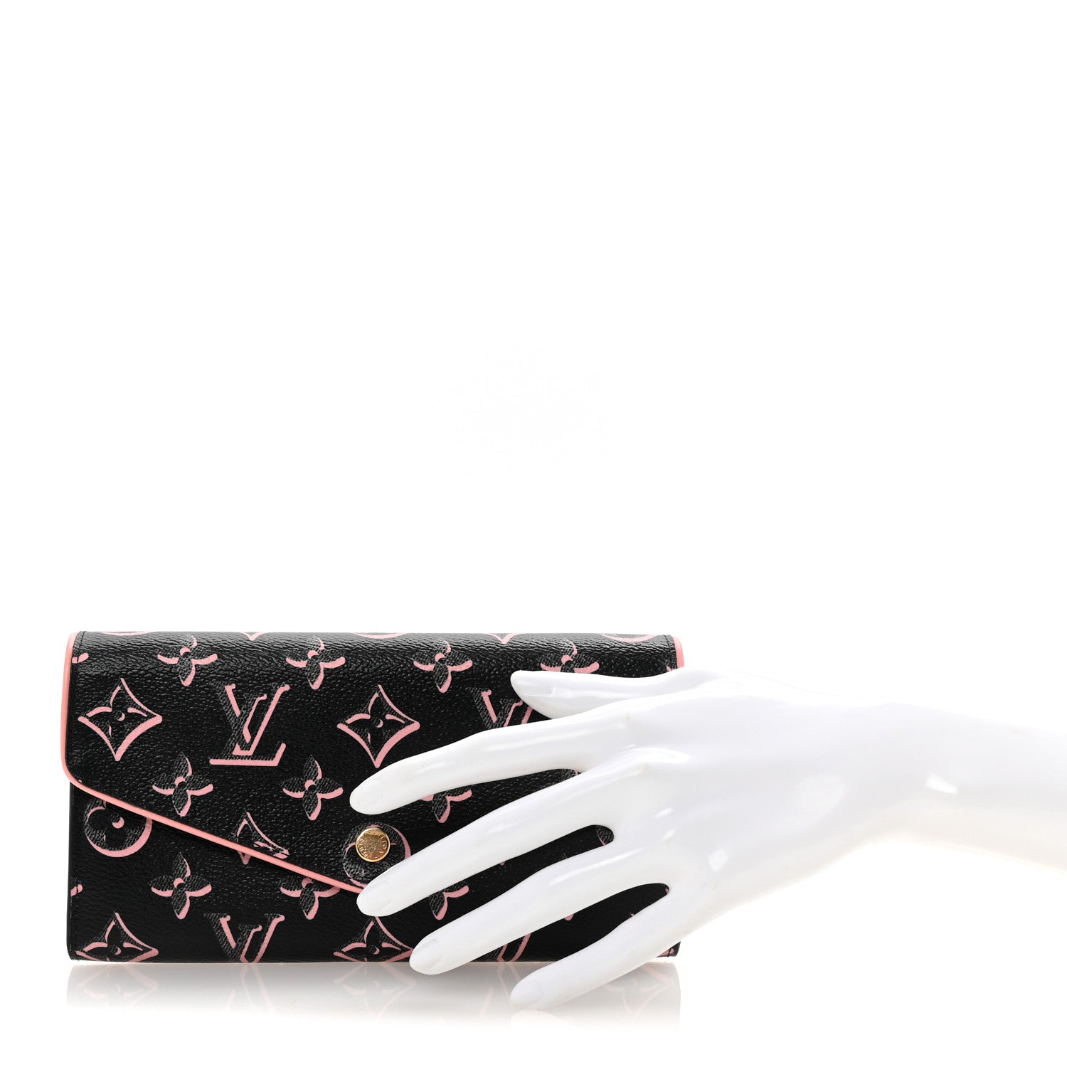 Louis Vuitton Monogram Fall For You Sarah Wallet Black 2 of 7