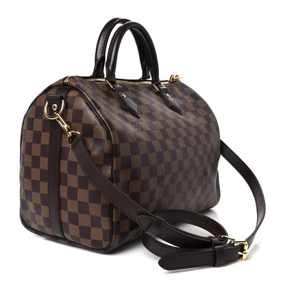 Louis Vuitton Damier Ebene Speedy Bandouliere 30 3 of 12