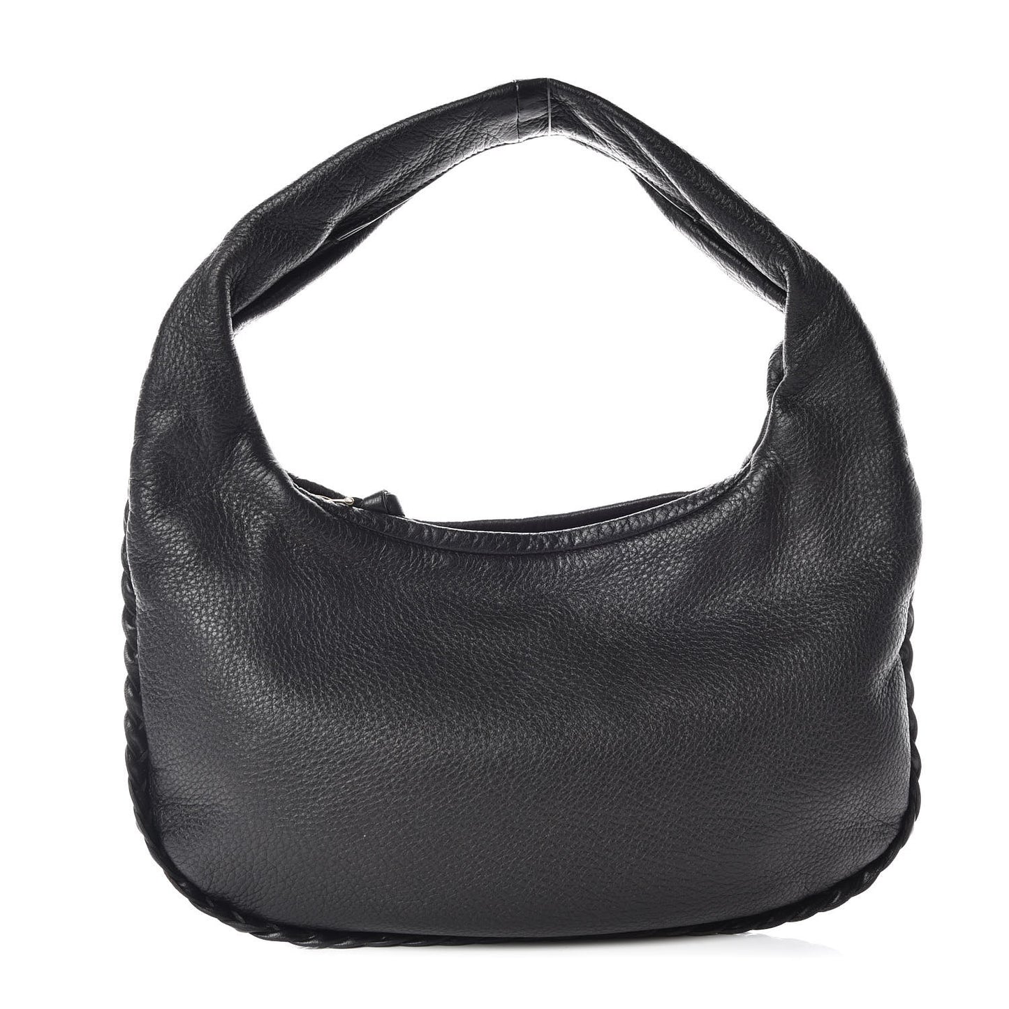Cervo Braided Mini Veneta Hobo Black