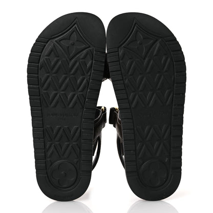 Louis Vuitton Monogram LV Sunset Comfort Flat Sandals 37 Cacao Brown 7 of 16