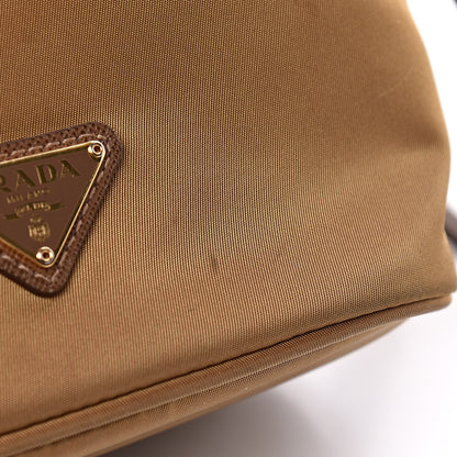 Prada Saffiano Tessuto Nylon Bucket Wristlet Tabacco 11 of 15