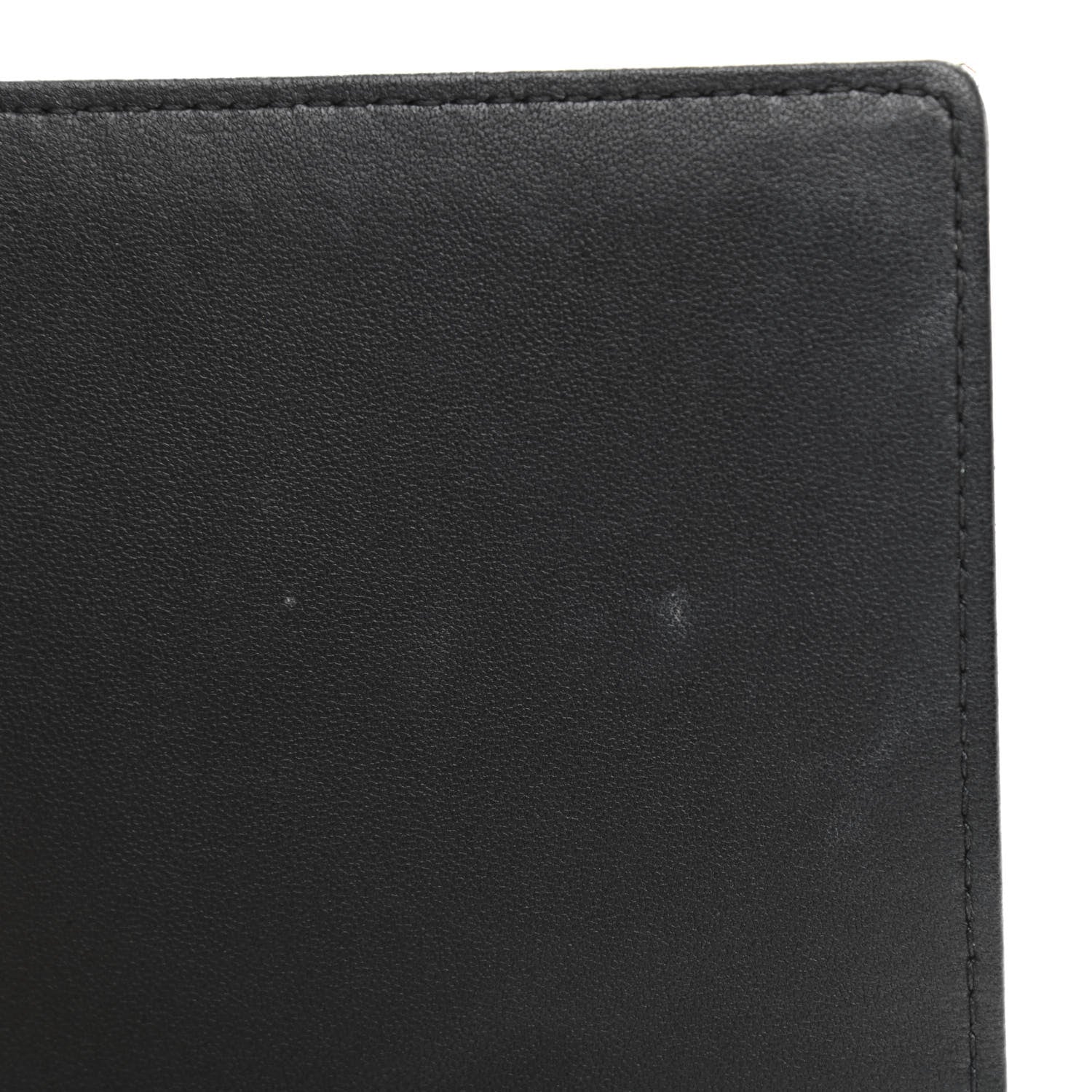 Christian Dior Lambskin Cannage Lady Dior Chain Wallet Black 12 of 13