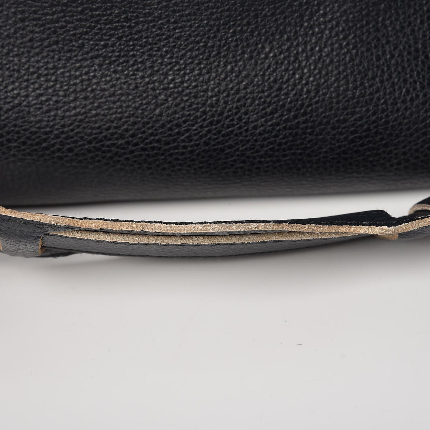 Supple Grained Calfskin Classic Silver Hardware Highlight City Black