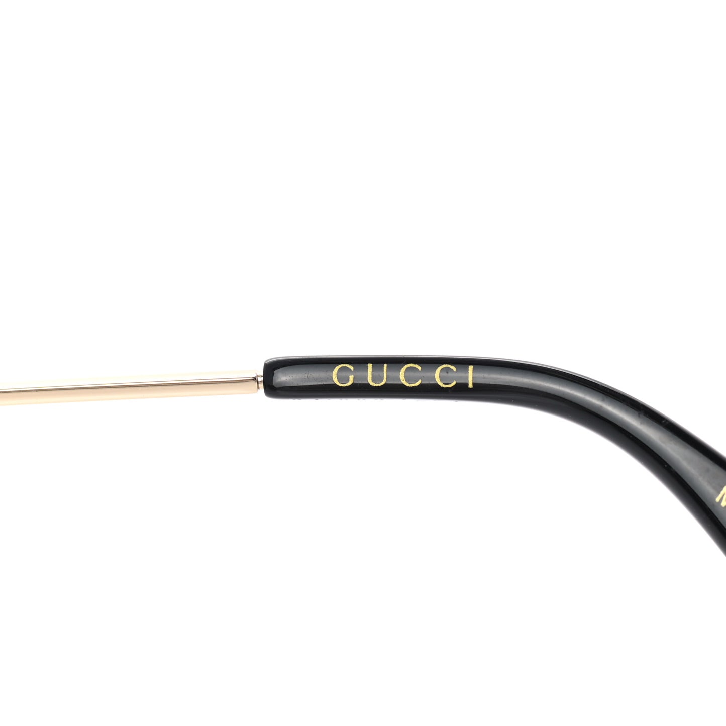 Aviator Sunglasses GG0062S Black Gold