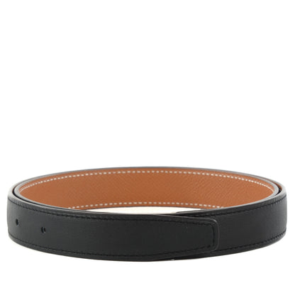 Hermes Epsom Swift 32mm Belt Strap 80 Gold Black 1 of 8