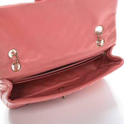 Chanel Lambskin Quilted Valentine Charms Medium Single Flap Pink 5 of 8