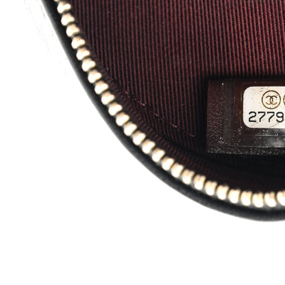 Chanel Lambskin Quilted Round Clutch With Chain Black 7 of 10