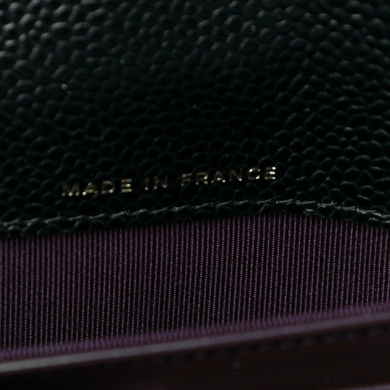 Chanel Caviar Quilted Large Gusset Flap Wallet Black 7 of 12
