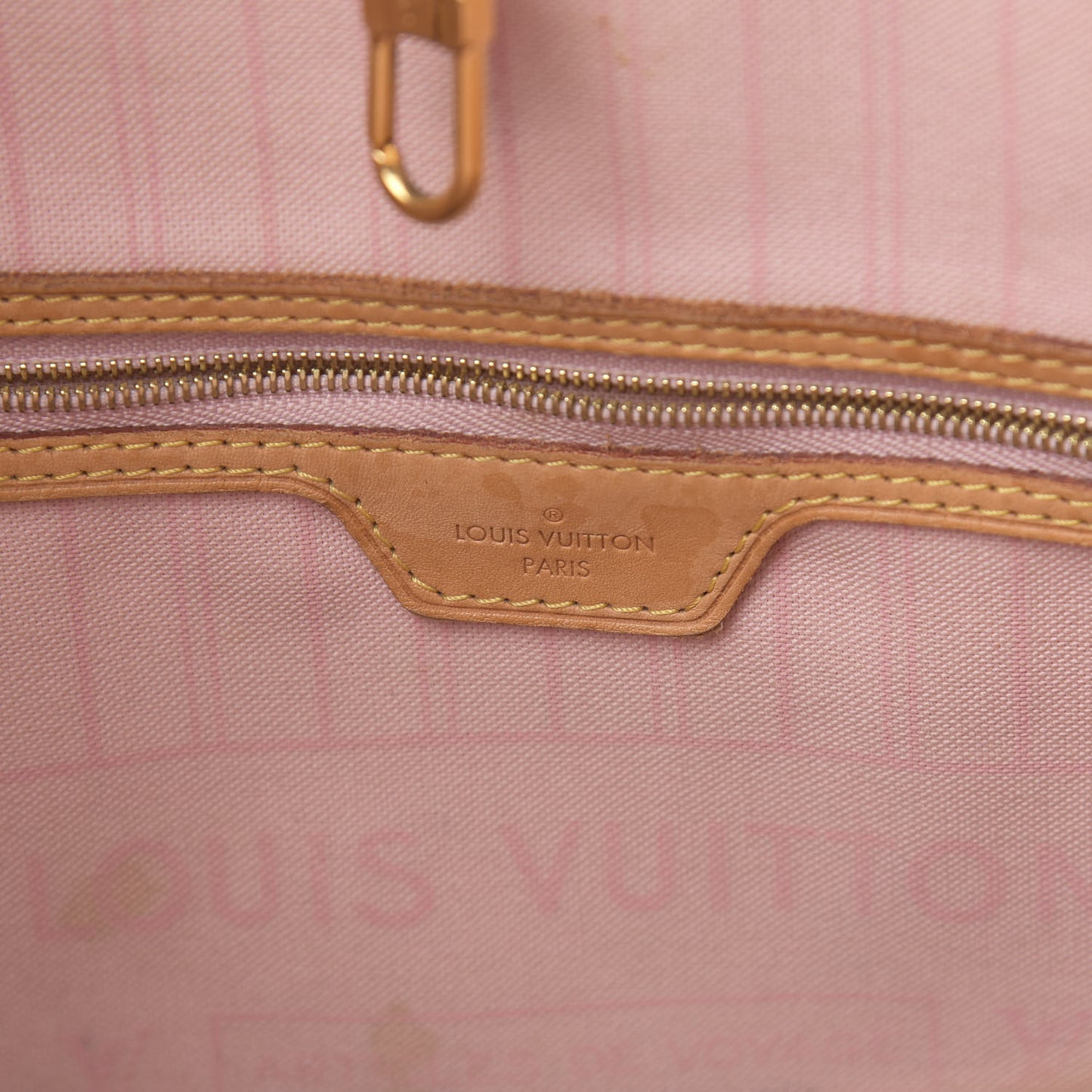 Damier Azur Neo Neverfull MM Rose Ballerine