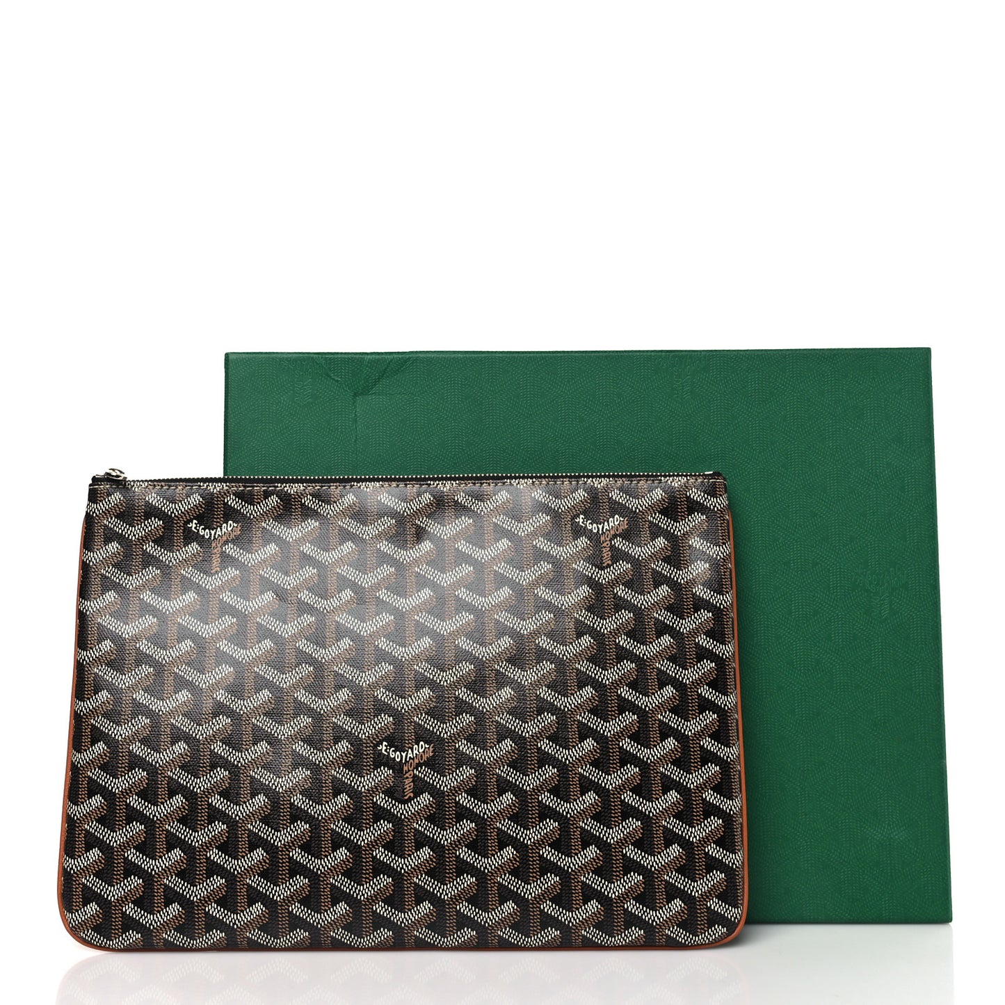 Goyardine Senat Pochette MM Black Gold
