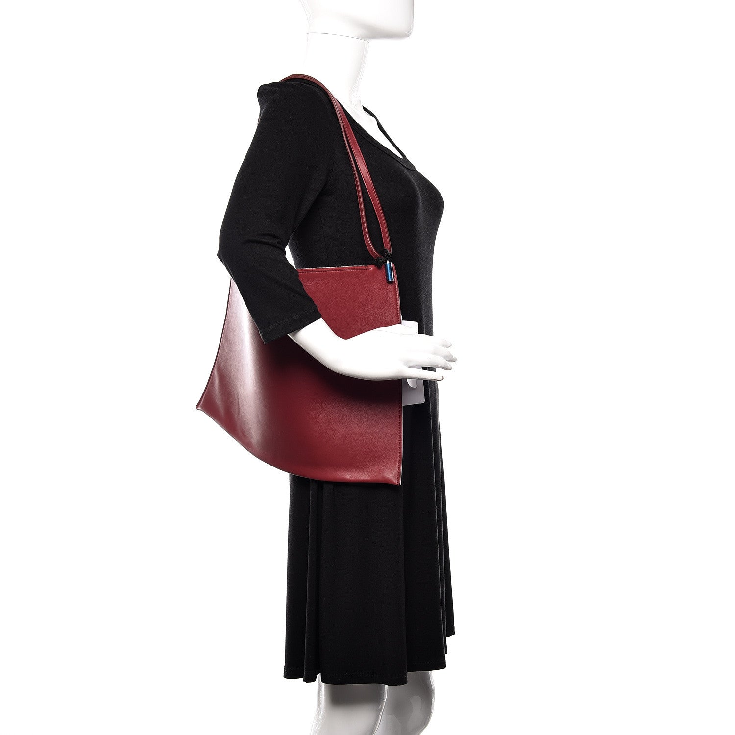 Celine Sleek Calfskin Fortune Cookie Blood 2 of 9