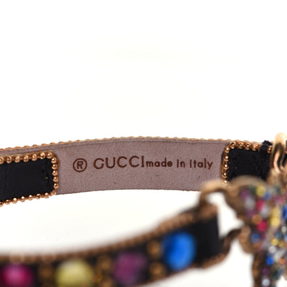 Gucci Calfskin Crystal Butterfly Bracelet Multicolor 4 of 7