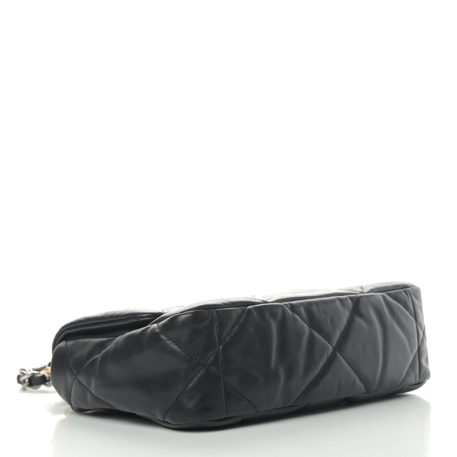 Chanel Goatskin Quilted Medium Chanel 19 Flap Black 3 of 4