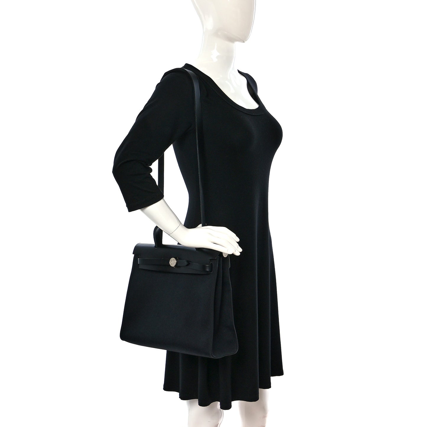 Military Toile Vache Hunter Herbag Zip PM 31 Black