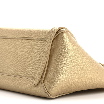 Celine Laminated Calfskin Nano Belt Bag Gold 10 of 13