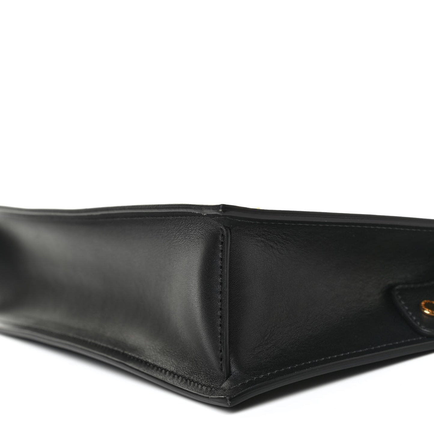 Calfskin La Medusa Large Pouch Black