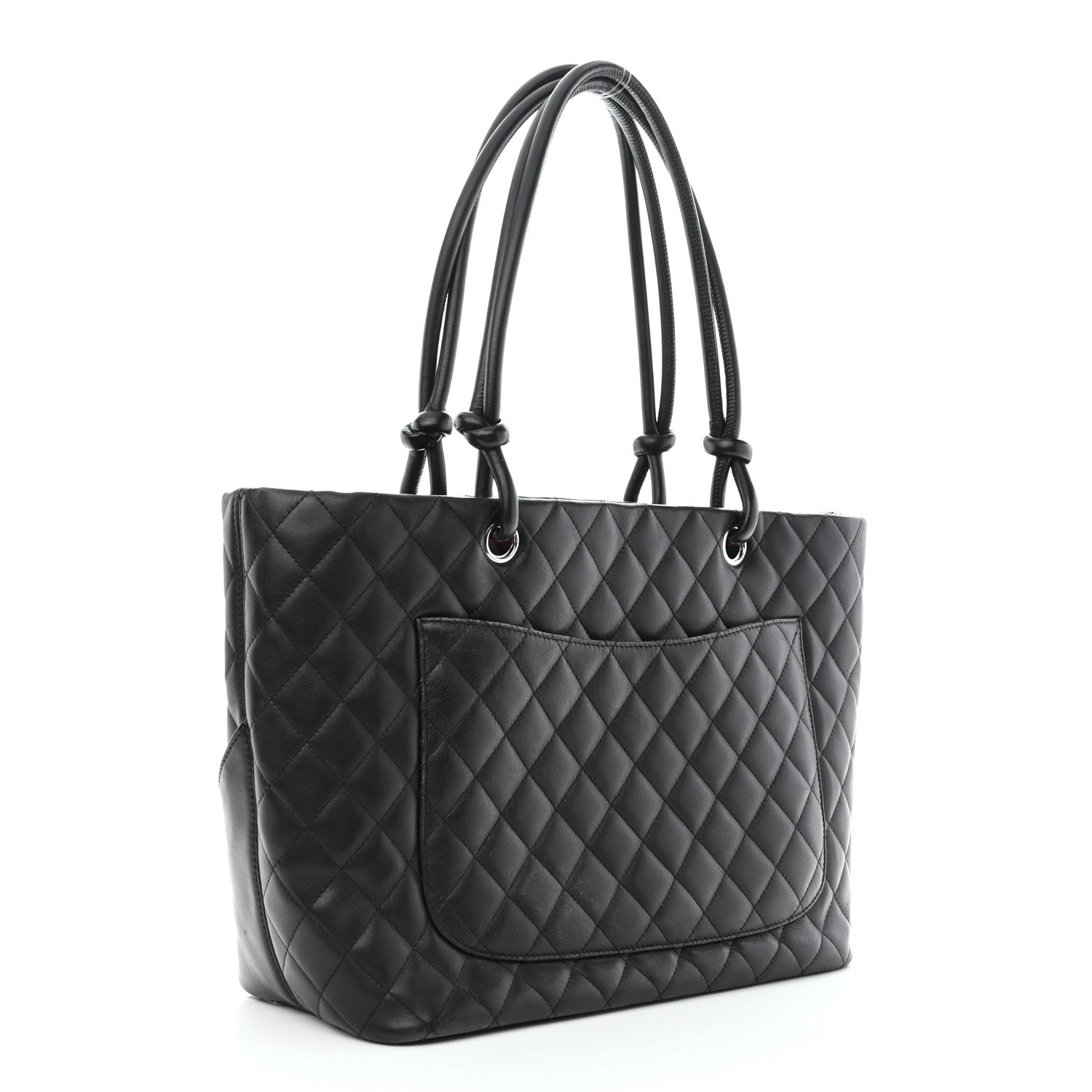 Chanel Calfskin Quilted Large Cambon Tote Black 3 of 12