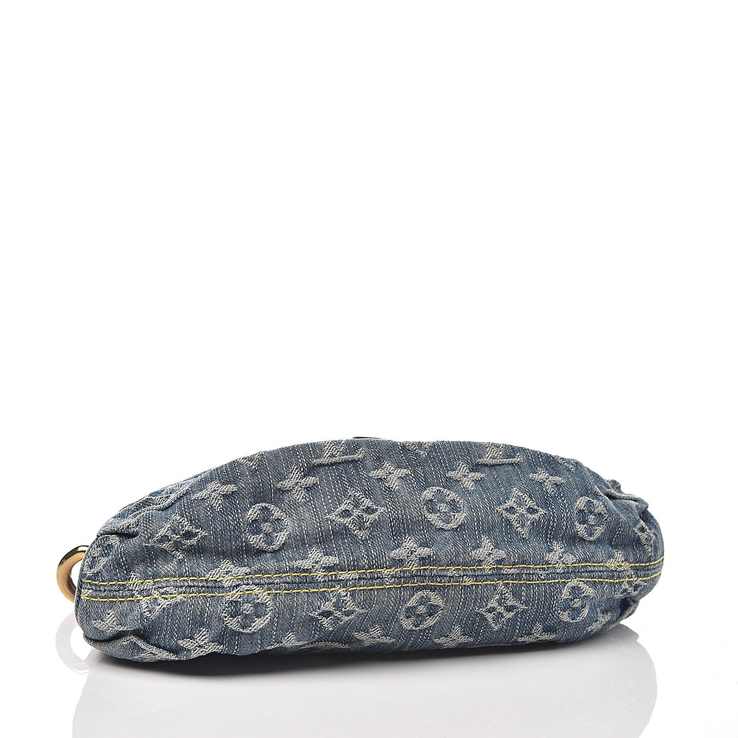 Monogram Denim Mini Pleaty Blue