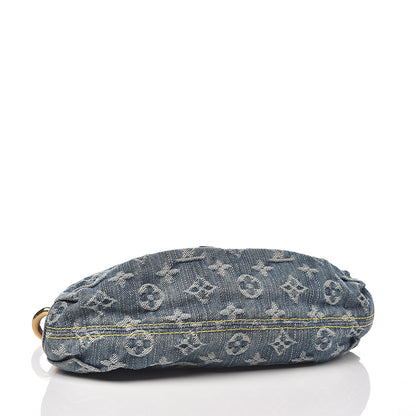 Louis Vuitton Monogram Denim Mini Pleaty Blue 3 of 9