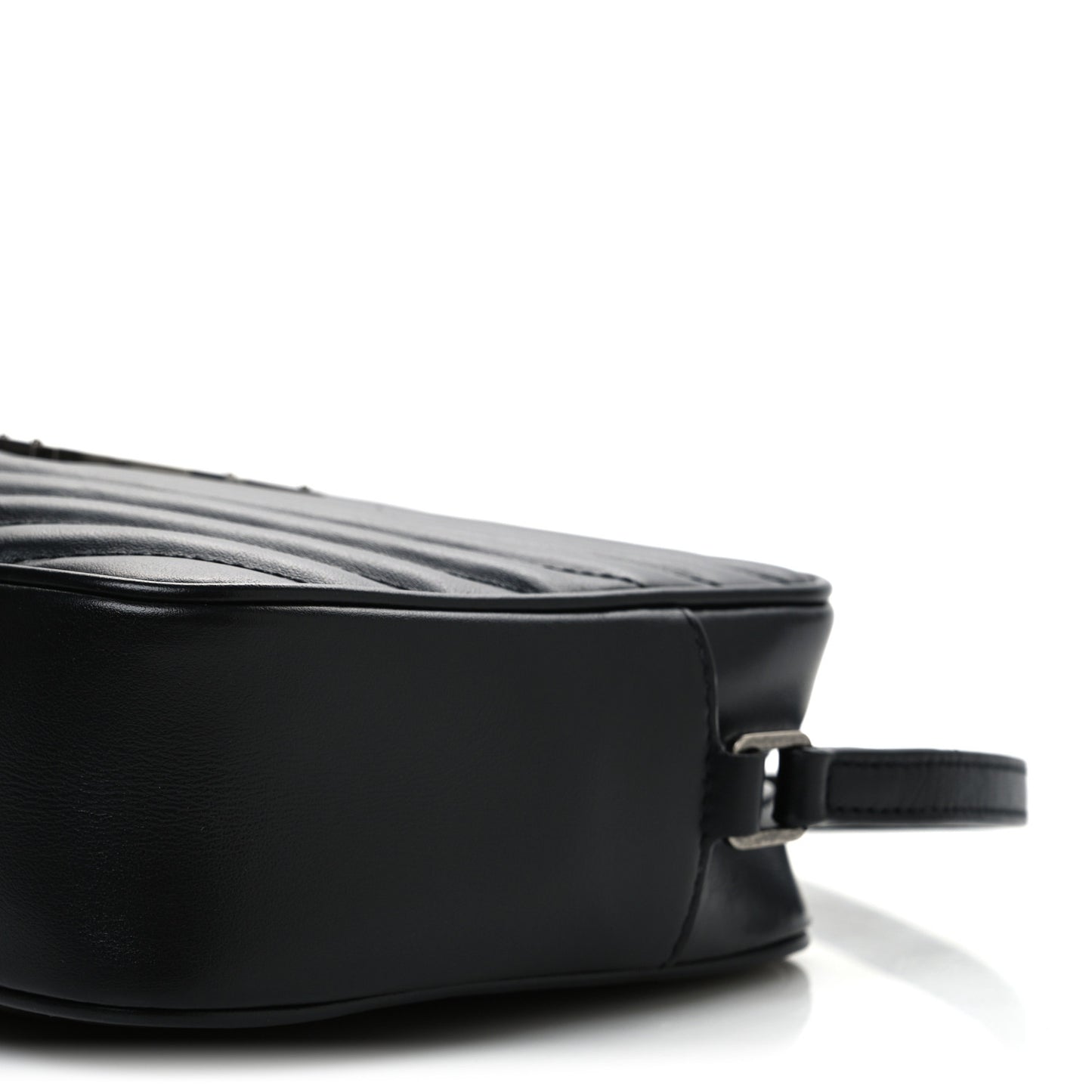 Calfskin Matelasse Monogram Lou Camera Bag Black