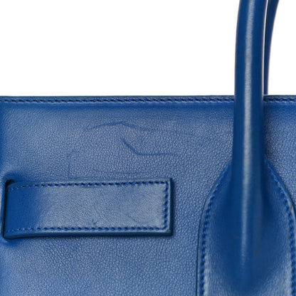 Saint Laurent Calfskin Small Sac De Jour Blue Majorelle 16 of 25