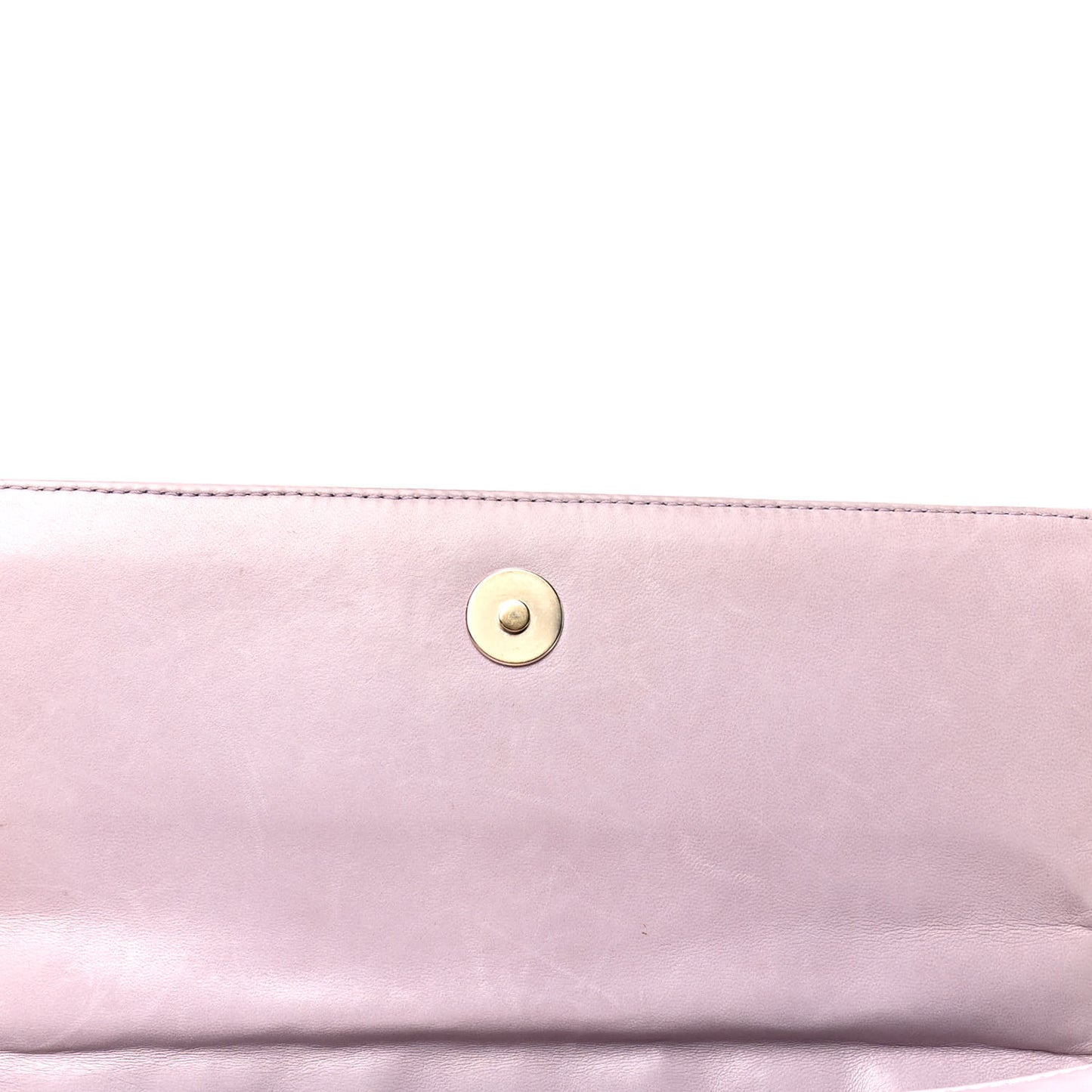 Lambskin Quilted CC Chocolate Bar Flap Pink