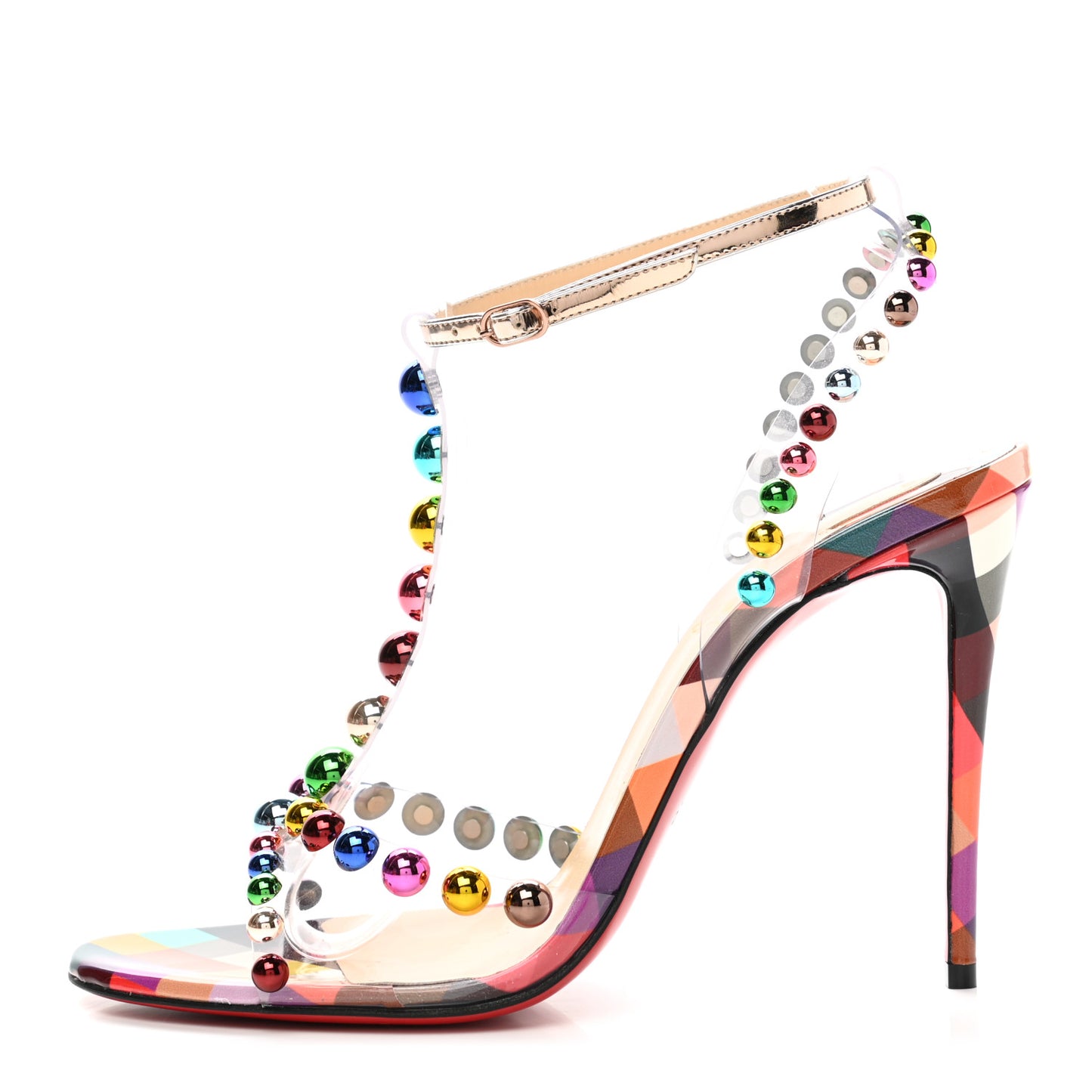 Patent PVC Faridaravie 100 Sandals 39 Multicolor