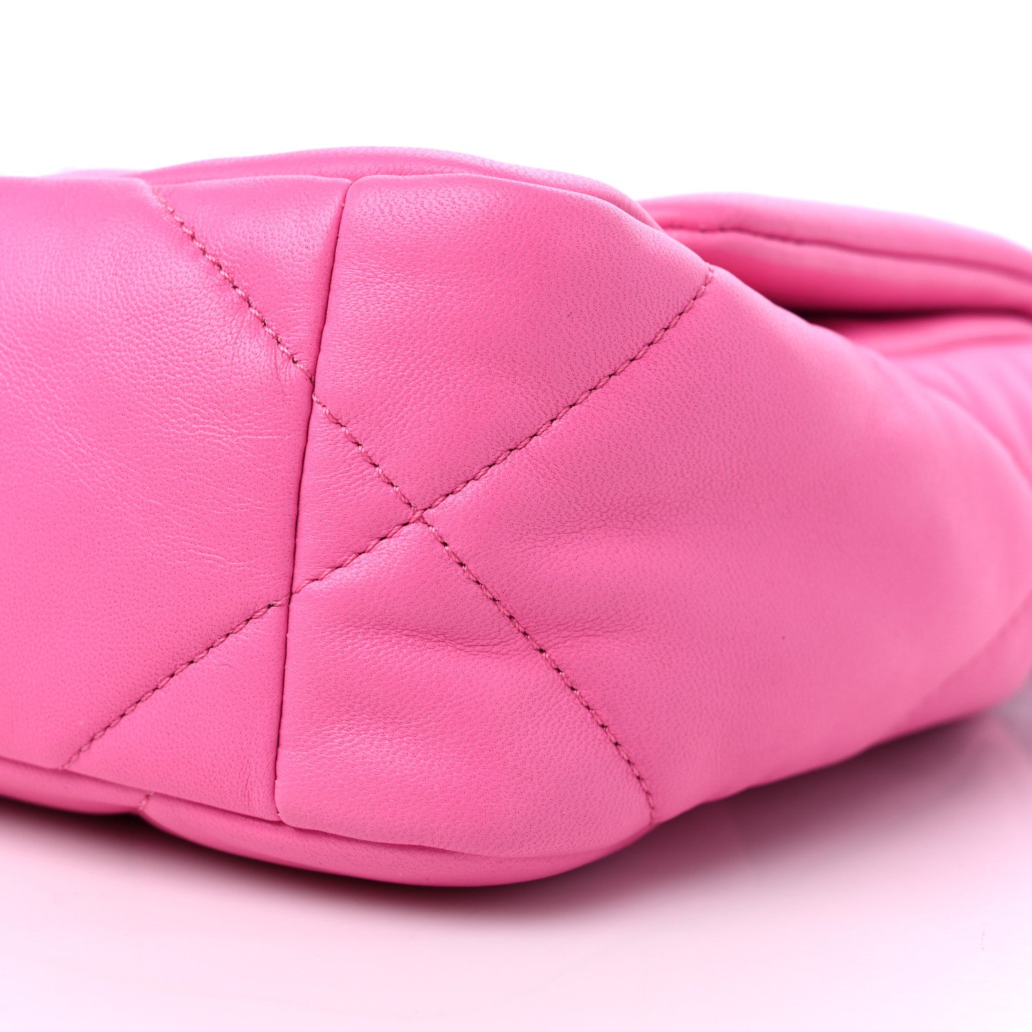 Chanel Lambskin Quilted Medium Chanel 19 Flap Pink 9 of 10