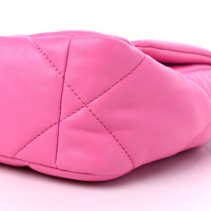 Chanel Lambskin Quilted Medium Chanel 19 Flap Pink 9 of 10