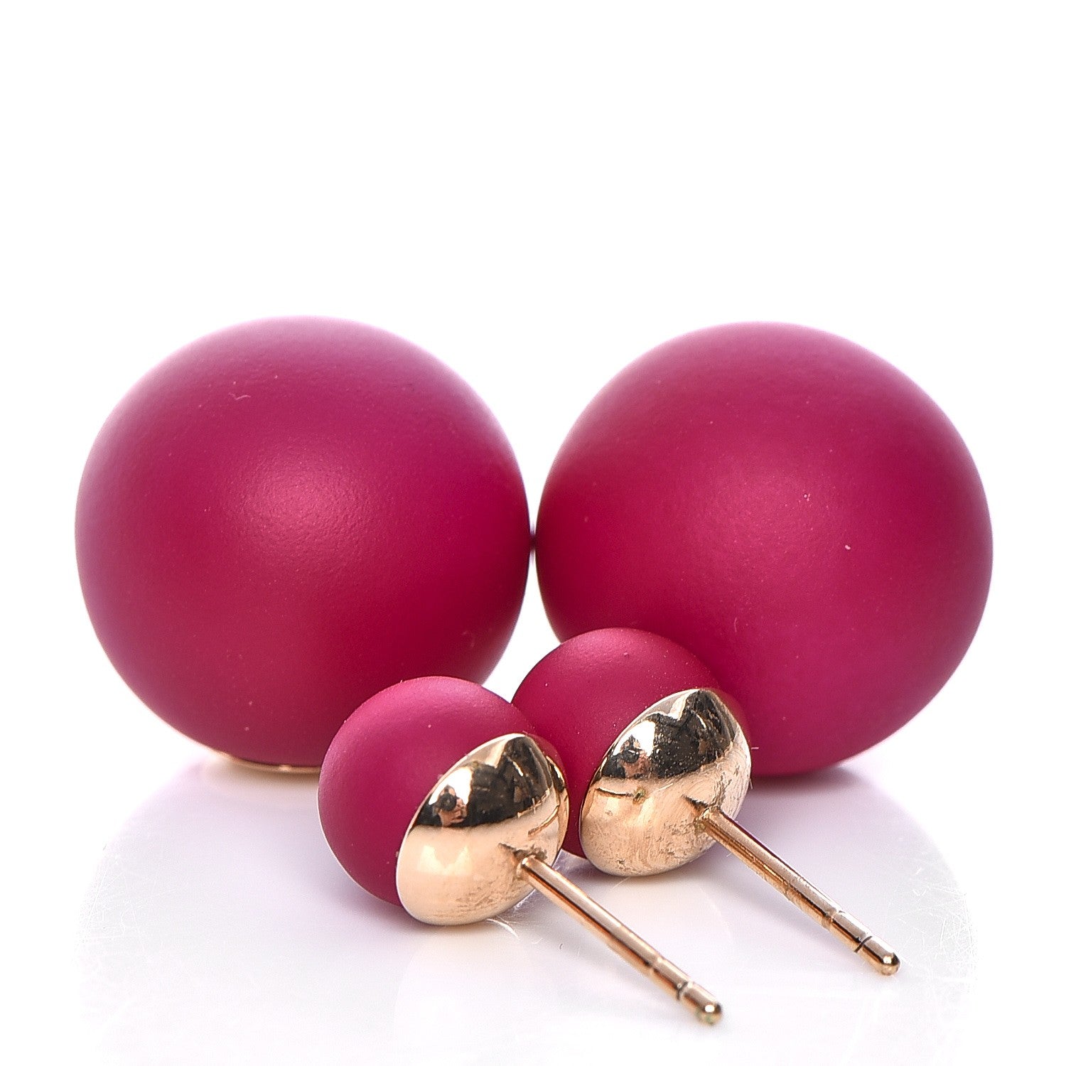 Christian Dior Mise En Dior Tribal Earrings Toxic Purple 3 of 4