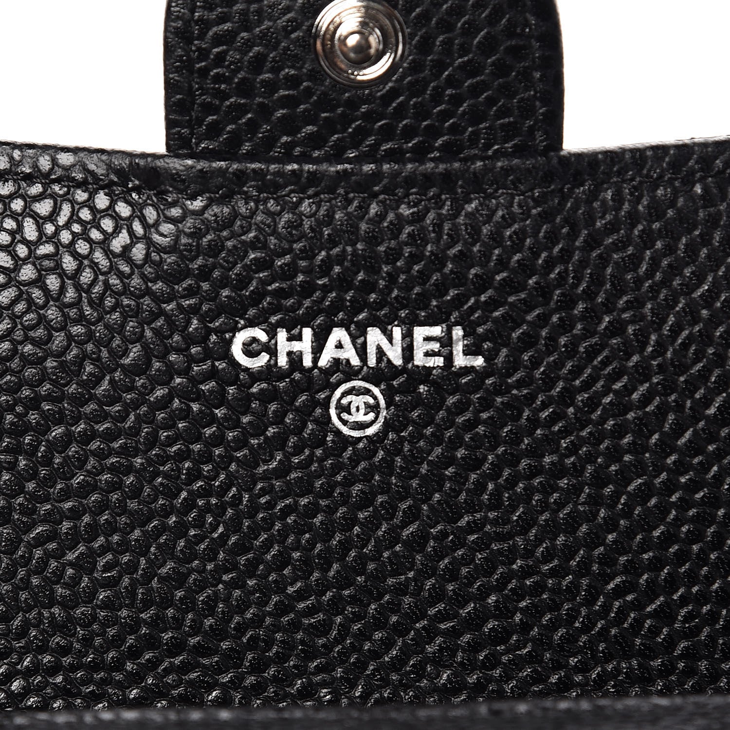 Chanel Caviar Quilted Large Gusset Flap Wallet Black 6 of 11