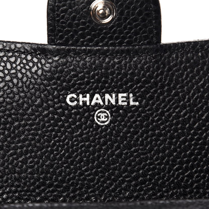 Chanel Caviar Quilted Large Gusset Flap Wallet Black 6 of 11