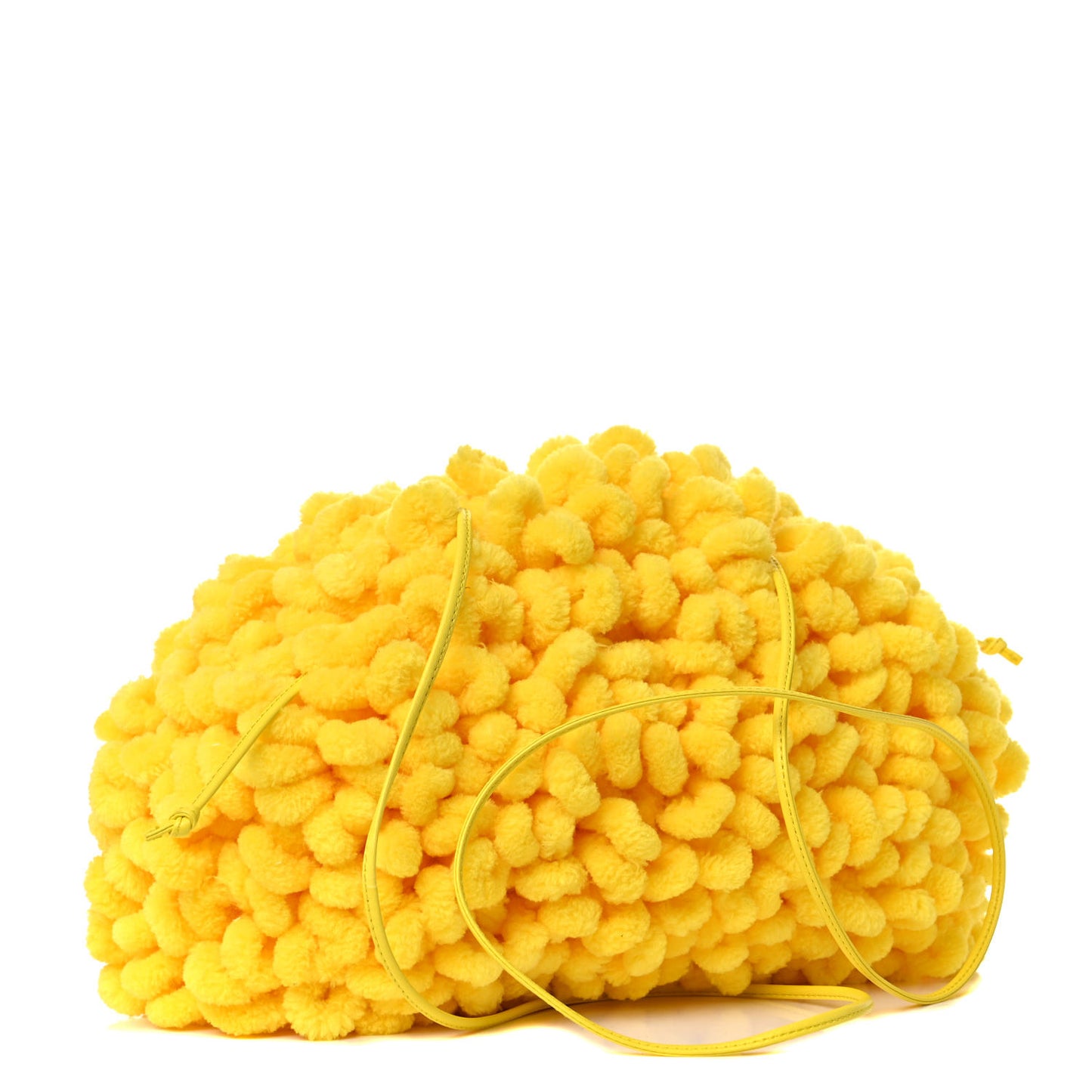 Chenille The Mini Pouch Lemon