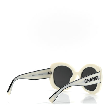 Chanel Acetate Sunglasses 71414A White 4 of 8