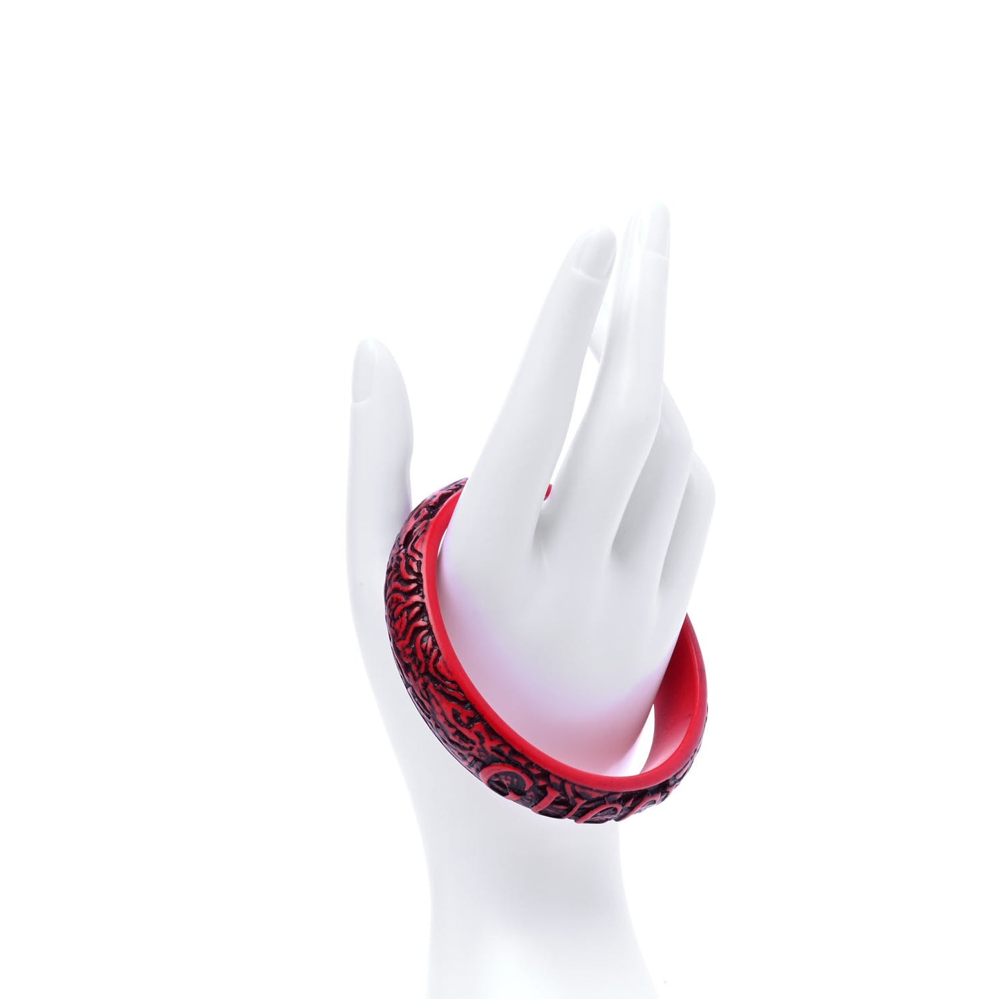 Resin Flora Bracelet Red