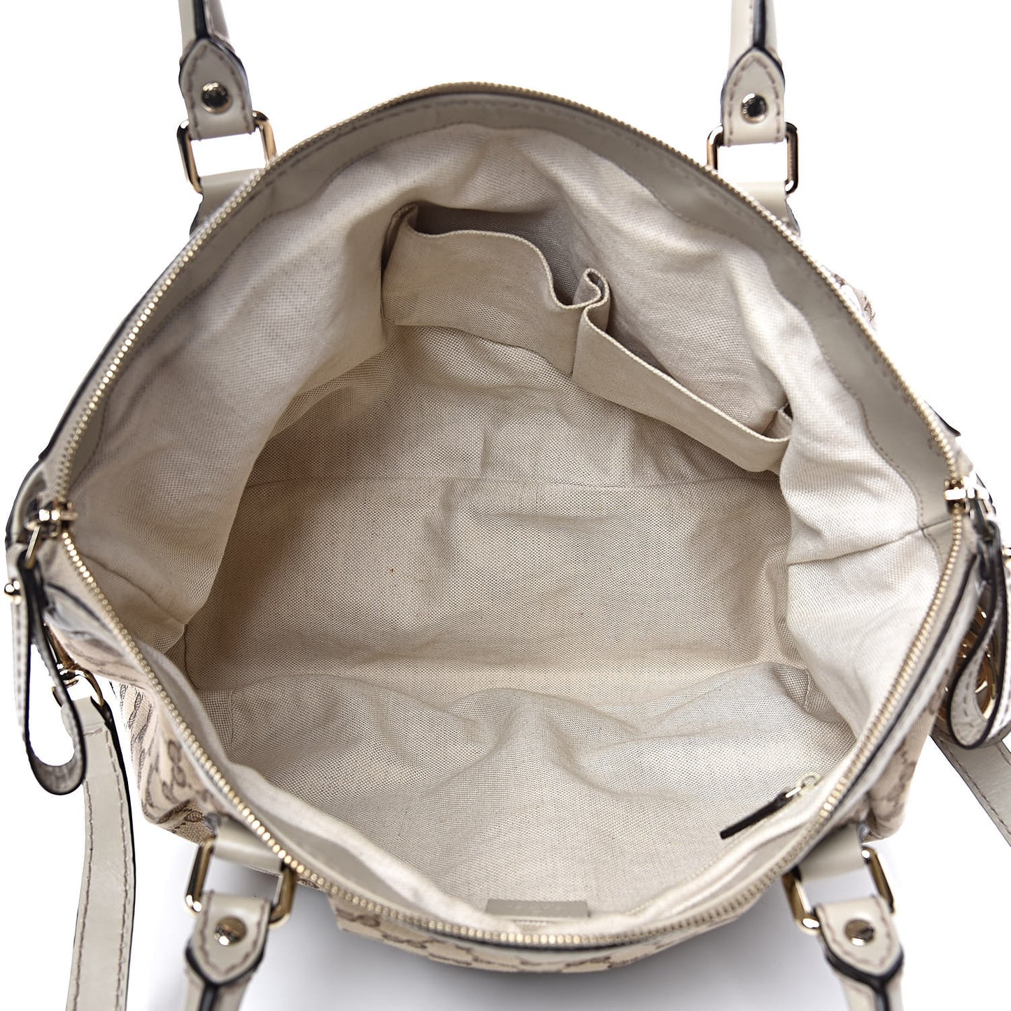 Monogram Large Sukey Top Handle Tote Off White