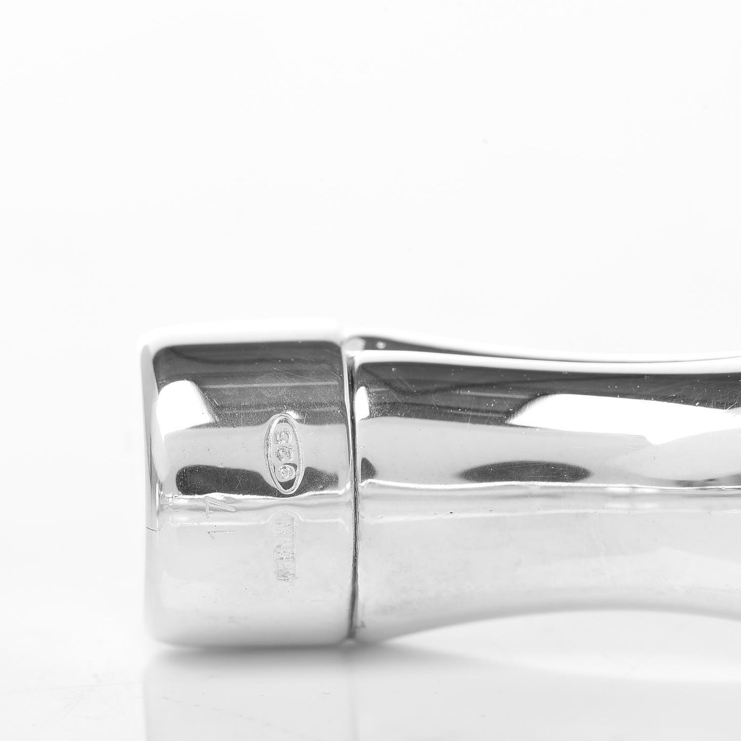 Sterling Silver Bamboo Cuff Bracelet 17