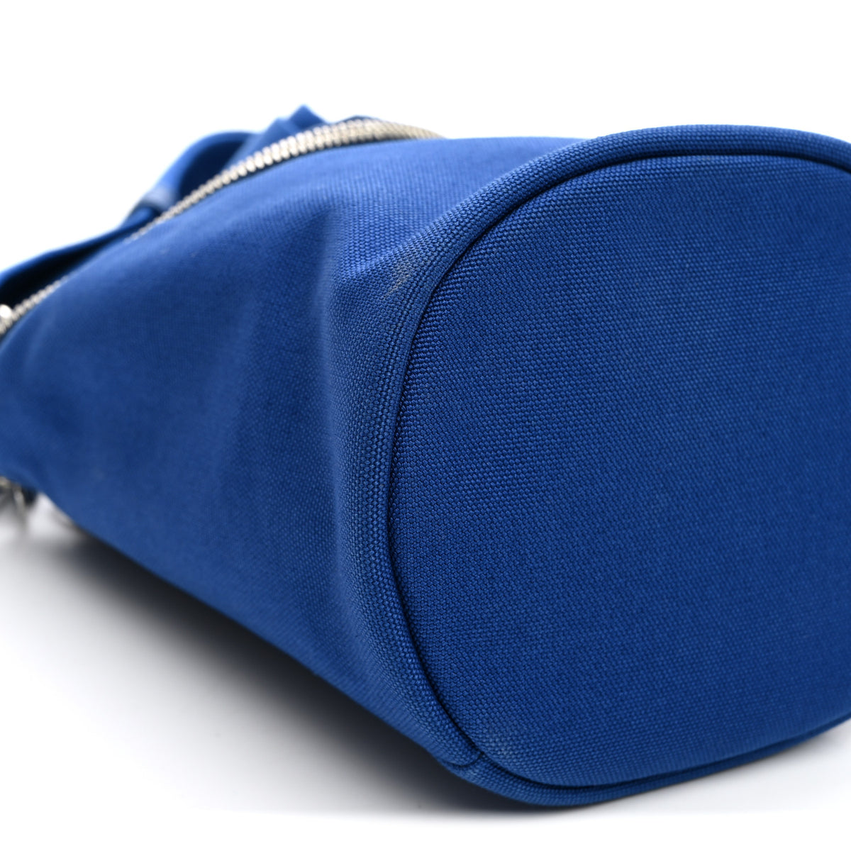 Canvas Triangle Crossbody Bag Blue