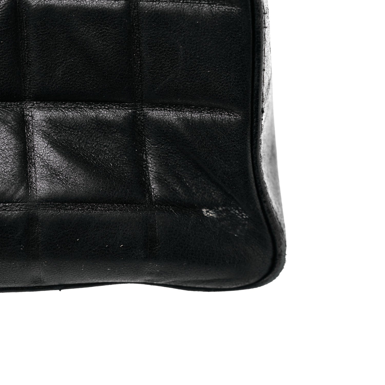 Chanel Lambskin Quilted Chocolate Bar Tote Black 15 of 17