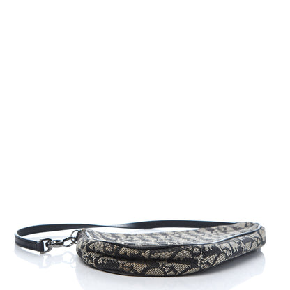 Christian Dior Monogram Mini Saddle Pochette Navy 4 of 11