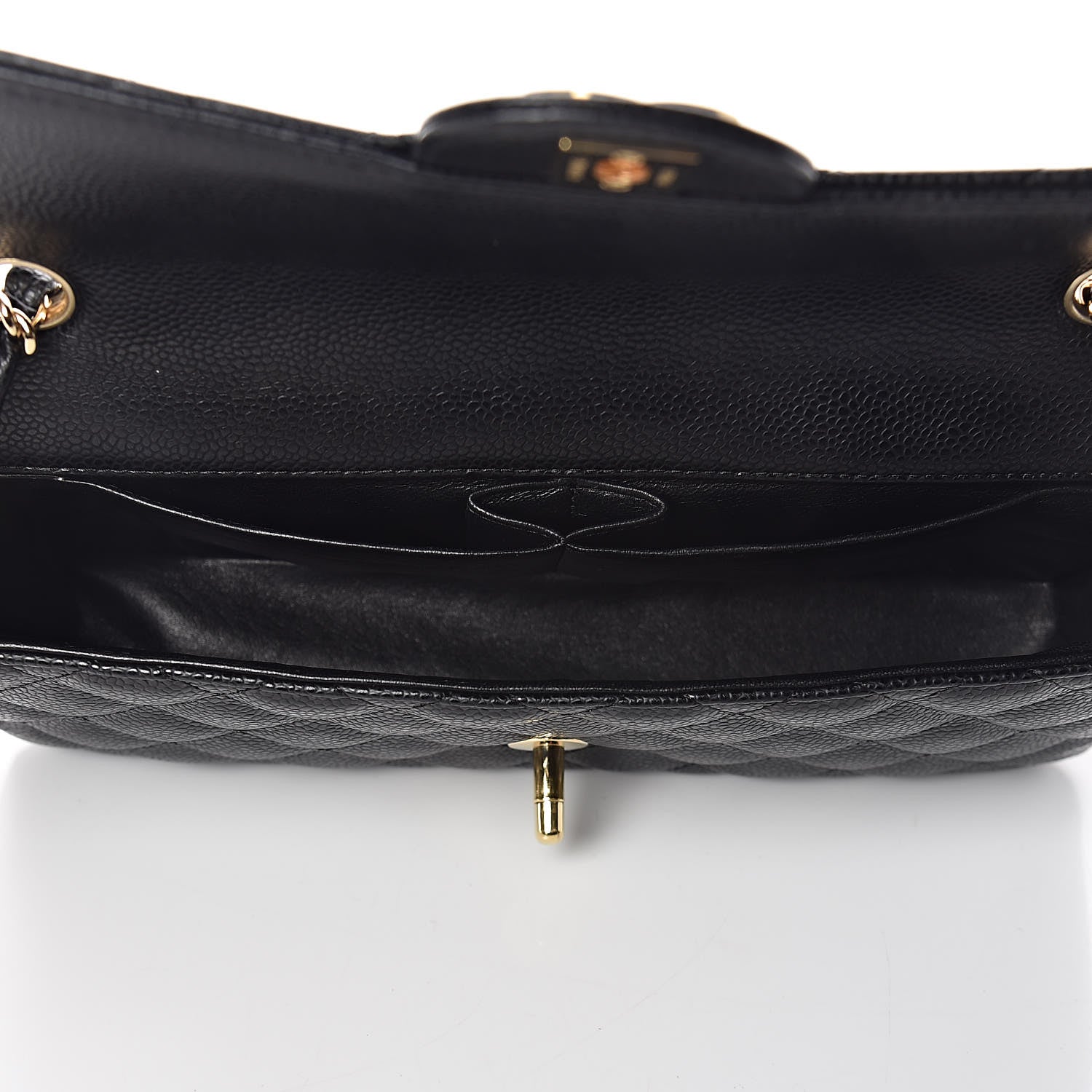 Chanel Caviar Quilted East West Flap Black 5 of 11