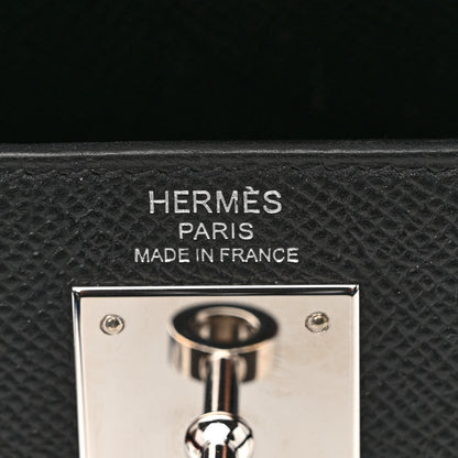 Hermes Epsom Kelly Sellier 28 Black 6 of 12