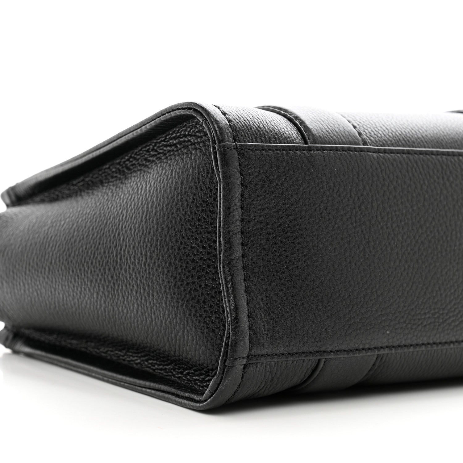 Marc Jacobs Grained Calfskin Small The Tote Bag Black 9 of 11