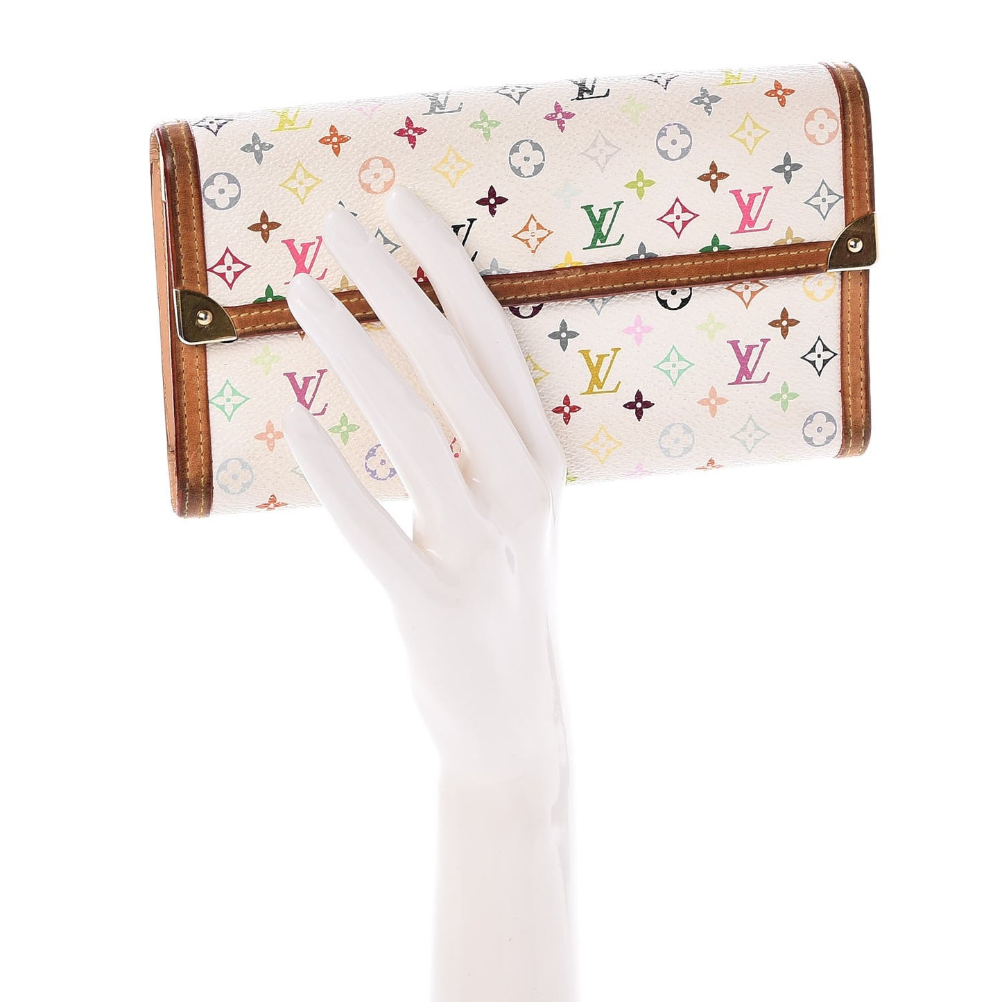 Monogram Multicolor Porte Tresor International Wallet White