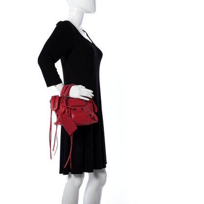 Balenciaga Agneau Classic Hardware Mini City Rose Thulian 3 of 14